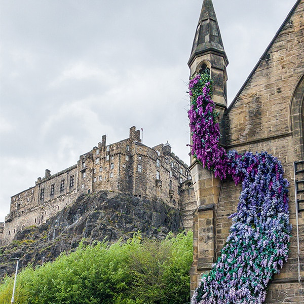 Motorradtour Schottland, Blick auf das Edinburgh Castle