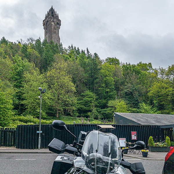 Motorradtour Schottland, Wallace Monument, Stirling
