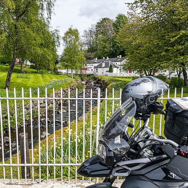 Motorradtour Schottland, Pitlochry, Edradour Destillerie