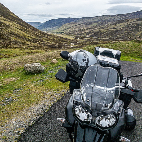 Motorradtour Schottland, A93, Devil’s Elbow.