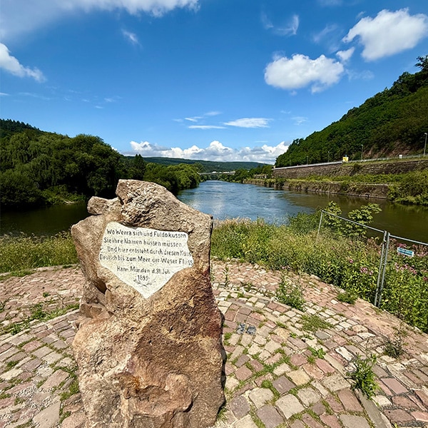 Ursprung der Weser: Der Weserstein