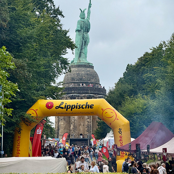 Jubiläum im Rücken des Hermannsdenkmal