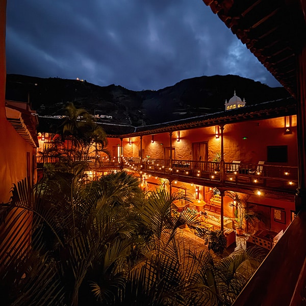 Abendstimmung im Hotel La Quinta Roja